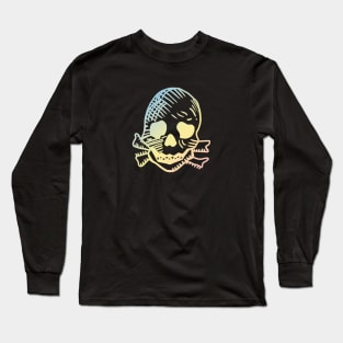 Keith Flint skull tattoo design Long Sleeve T-Shirt